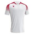 Alioth Shirt WHT/RED XS Teknisk spillerdrakt i ECO-tekstil